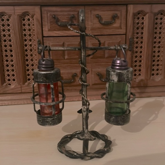3 for 30 Vintage MCM nautical themed Salt and Pepper shaker lanterns - Picture 1 of 9